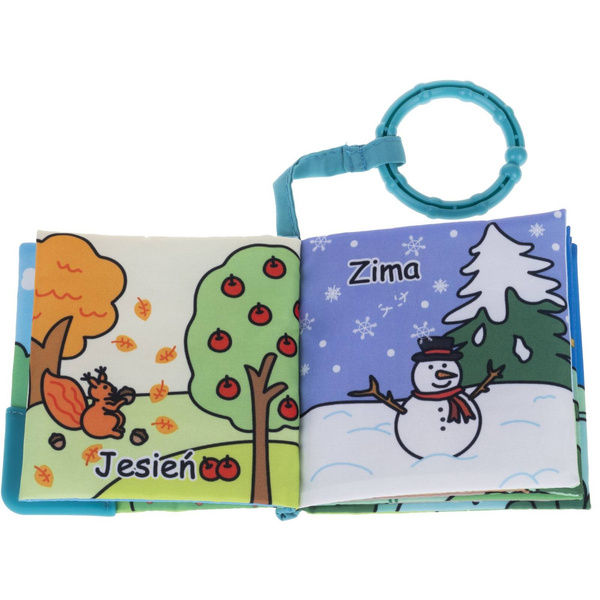 Książeczki Gryzaki 4W1 - zabawki edukacyjne dla dzieci 0 m+, Jolly Baby