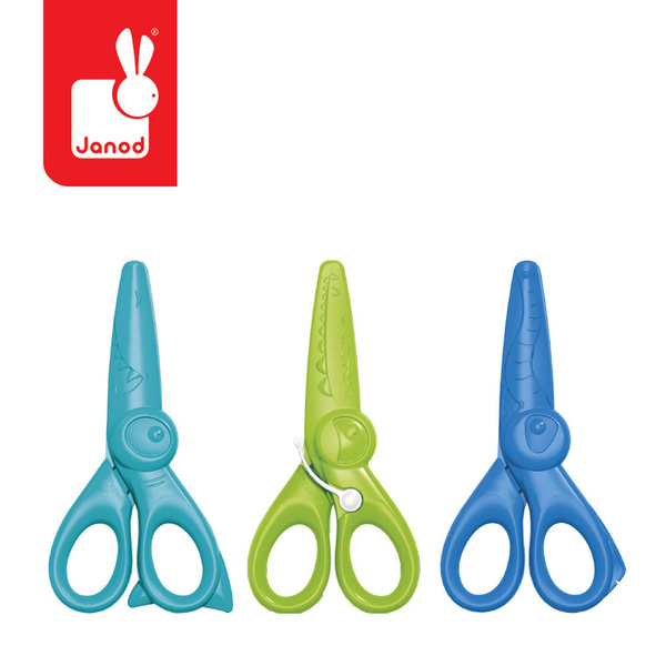 Zestaw kreatywny - Pierwsze nożyczki do wycinania wzorów 3szt., 3+, Janod