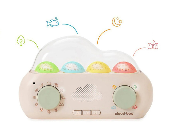 Muzyczny projektor z bajkami CloudBox - Wersja polsko - angielska