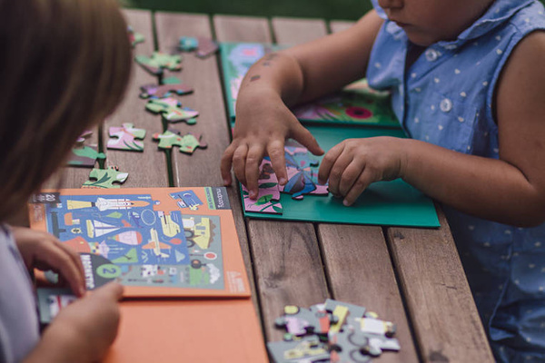 Puzzle magnetyczne 2w1 Środki transportu 20 elementów 4+, Mudpuppy