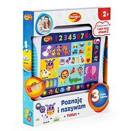 Tablet edukacyjny Dumel Discovery dla dzieci 2+ zabawka interaktywna