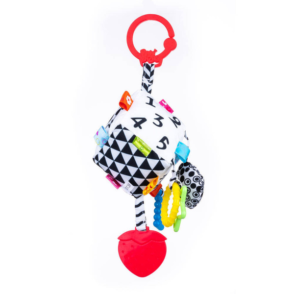 Zawieszka do wózka łóżeczka Kostka Sensory, Balibazoo