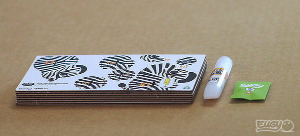 Układanka Puzzle 3D Zebra - zestaw kreatywny dla dzieci 6 lat+, Eugy