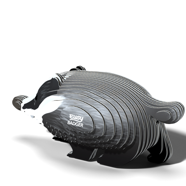 Układanka Puzzle 3D Borsuk - zestaw kreatywny dla dzieci 6 lat+, Eugy