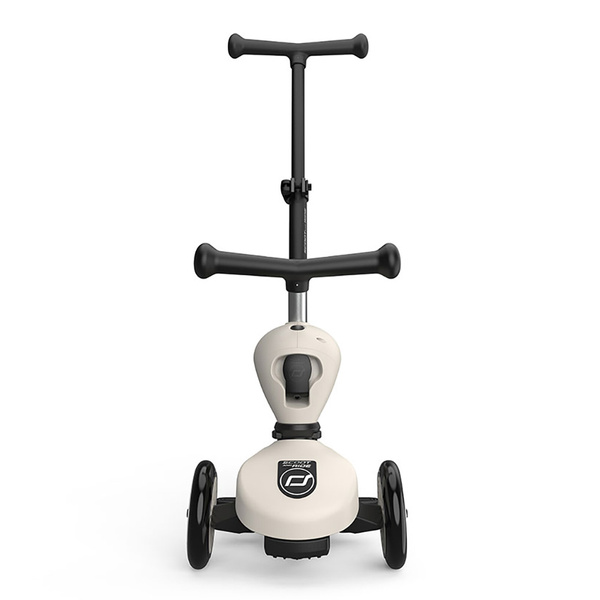 Scoot and Ride HK1 Push and Go 2w1 jeździk i hulajnoga dla dzieci 1-5 lat, kolor: Ash