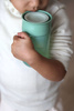Kubek dla dzieci treningowy 360°, z uchwytami 340 ml green 12 m+, Beaba