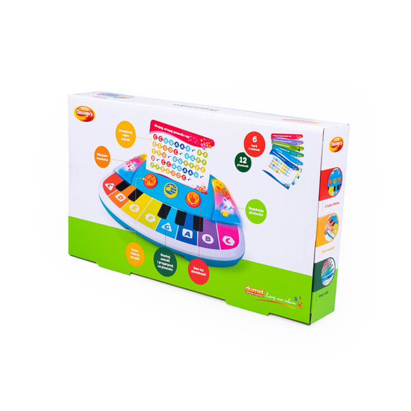 Pianinko - interaktywny instrument muzyczny dla dzieci 18 m+, Dumel