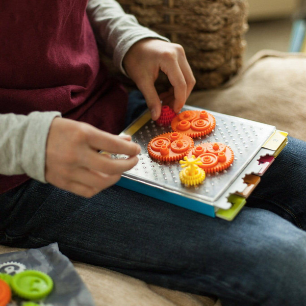 Łamigłówka Kółka Zębate Crankity, Fat Brain Toys