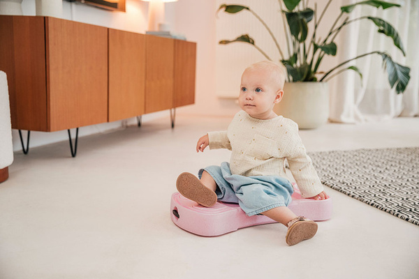 Scoot and Ride My First 3w1 pchacz, jeździk i deska na kółkach dla dzieci 6 m+, kolor: Rose