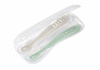 Zestaw 2 łyżeczek silikonowych w podróżnym etui 4 m+ Sage Green, Beaba