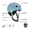 Scoot and Ride Kask dla dzieci 1-5 lat rozm. XXS-S, kolor: Steel