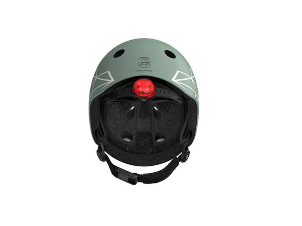 Scoot and Ride Kask dla dzieci 1-5 lat rozm. XXS-S, kolor: Green Lines