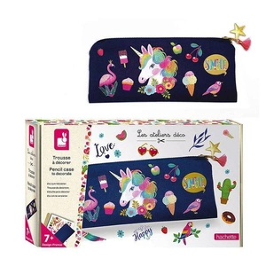 Zestaw kreatywny Piórnik do ozdabiania 7+, Janod