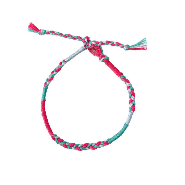 Zestaw kreatywny do tworzenia biżuterii Tęczowe bransoletki 30 szt. 8+, Janod