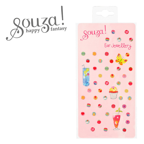 Souza! Kolczyki samoprzylepne Owoce 45 szt.