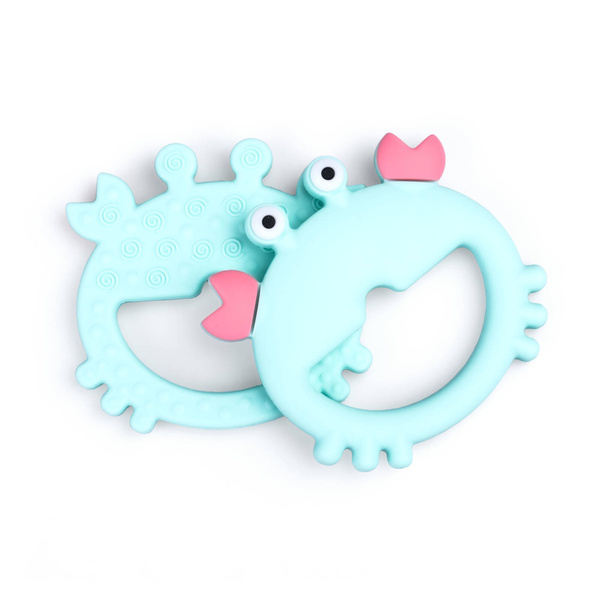 Silikonowy Gryzak Krab niebieski, Giligums