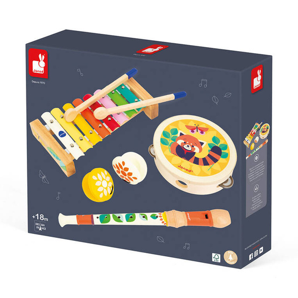 Zestaw zabawek muzycznych Gioia dla dzieci 18m+, Janod
