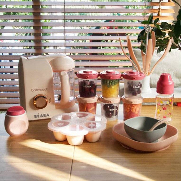 Silikonowa miseczka z przyssawką grey, Beaba