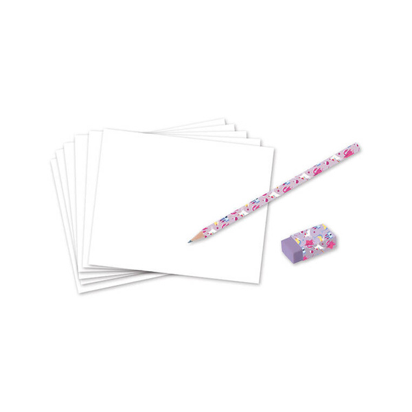 Zestaw kreatywny Rysowanie krok po kroku Fantastyczne stworzenia 7+, Janod