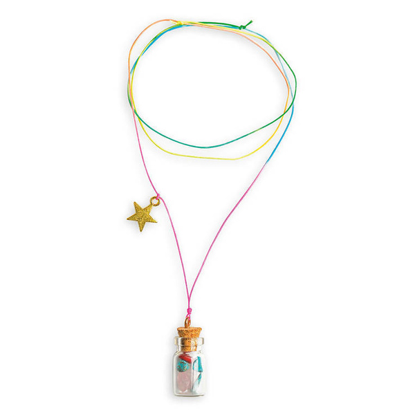 Zestaw kreatywny do tworzenia biżuterii z kamieniami przynoszącymi szczęście 8+, Janod