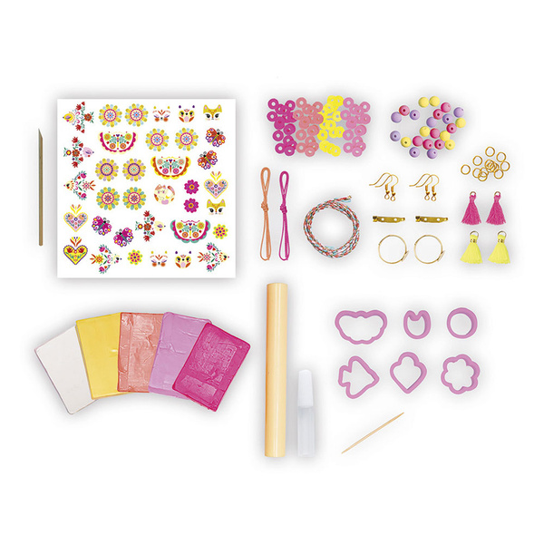 Zestaw kreatywny do tworzenia biżuterii dla przyjaciółek Klejnoty przyjaźni, dla dzieci, 8+, Janod