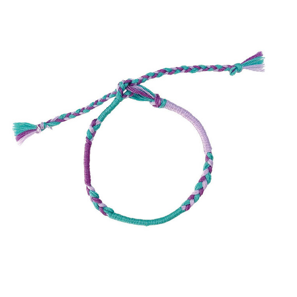 Zestaw kreatywny do tworzenia biżuterii Tęczowe bransoletki 30 szt. 8+, Janod