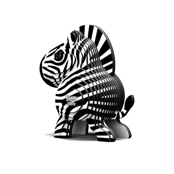 Układanka Puzzle 3D Zebra - zestaw kreatywny dla dzieci 6 lat+, Eugy