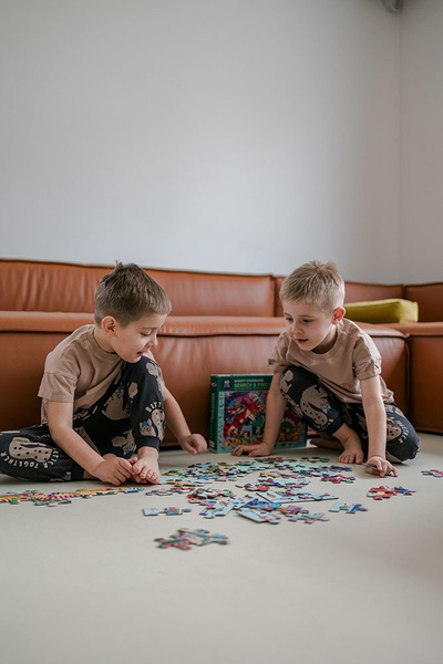 Puzzle obserwacyjne Potężne dinozaury 64 elementy, 4 lata+, Mudpuppy