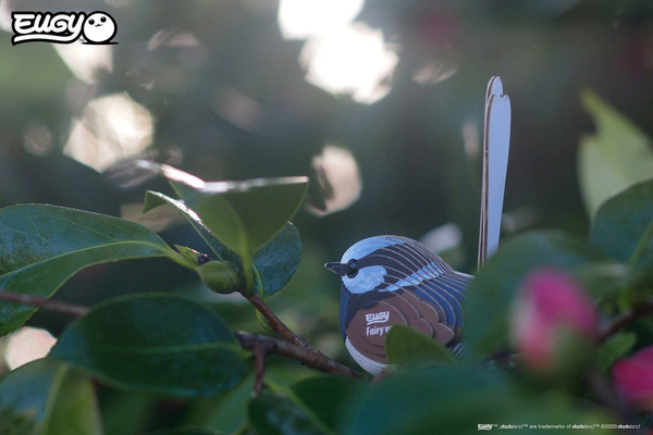 Układanka Puzzle 3D Strzyżyk Ptaszek - zestaw kreatywny dla dzieci 6 lat+, Eugy