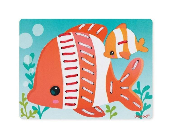 Zabawka manipulacyjna – przeplatanka Zwierzątka, Janod