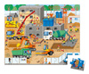 Puzzle w walizce Plac budowy, 36 elementów, dla dzieci, 4 lata+, Janod