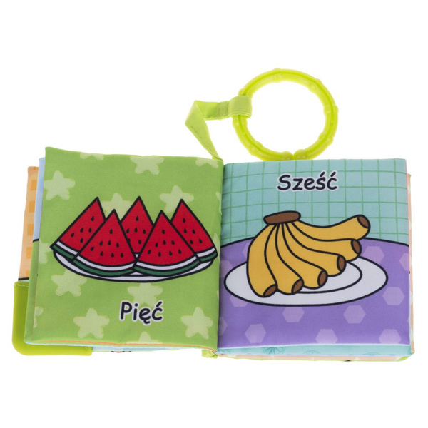 Książeczki Gryzaki 4W1 - zabawki edukacyjne dla dzieci 0 m+, Jolly Baby