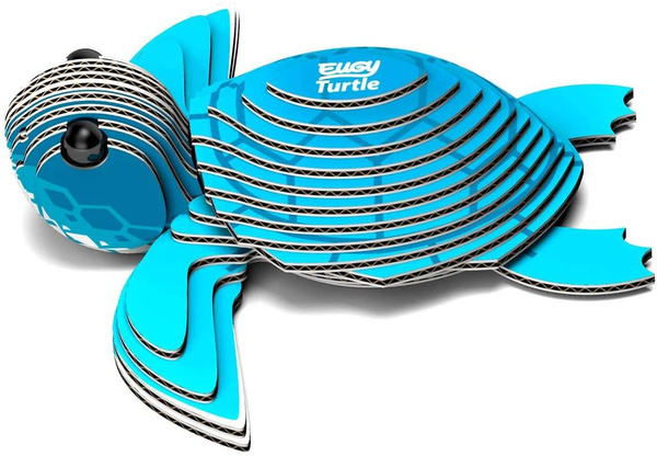 Układanka 3D Żółwik - puzzle przestrzenne zabawka kreatywna dla dzieci 6 lat+, Eugy