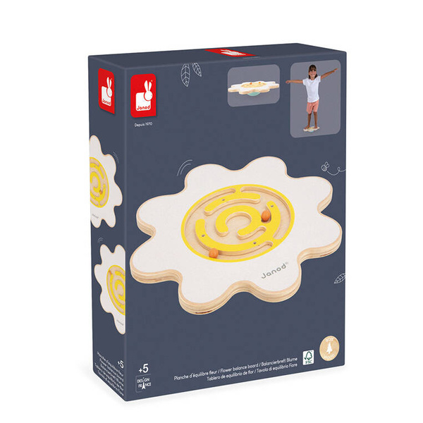 Deska do balansowania z labiryntem Kwiat Sweet Cocoon 5+, Janod