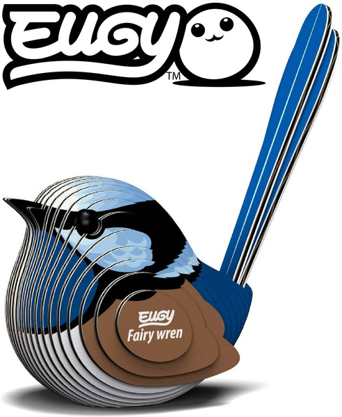 Układanka Puzzle 3D Strzyżyk Ptaszek - zestaw kreatywny dla dzieci 6 lat+, Eugy