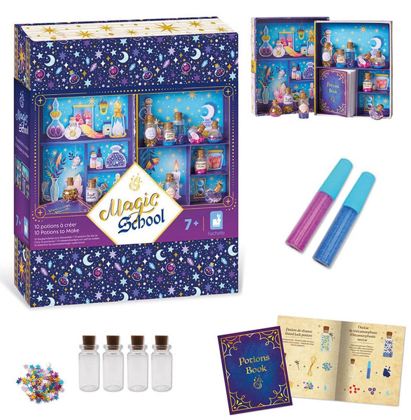 Zestaw kreatywny Magiczne mikstury Magic School 7+, Janod