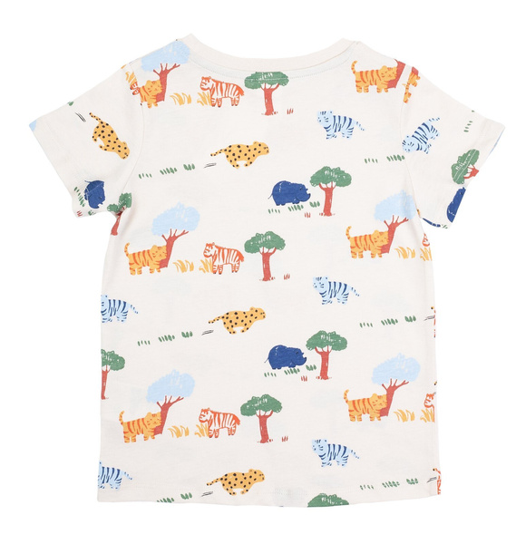 H&M Bluzka / t-shirt chłopięca t-shirt, ze zwierzęcym motywem, z krótkim rękawem