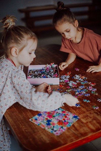 Puzzle rodzinne Kwitnące kotki 500 elementów, dla dzieci, 8 lat+, Mudpuppy