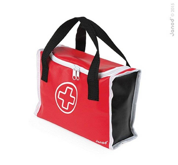 Zestaw lekarza dla dzieci z 10 akcesoriami, Janod