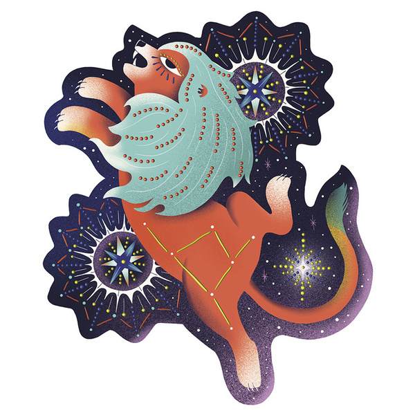 Zestaw kreatywny do malowania Kosmiczne zwierzęta, dla dzieci, 8 lat+, Janod