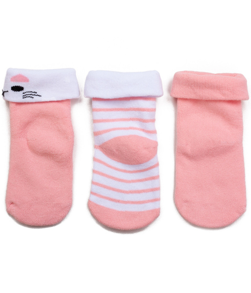 Sinsay Skarpetki dziewczęce frotte, z motywem zwierzęcym, w paski oraz, gładkie, 3-pak