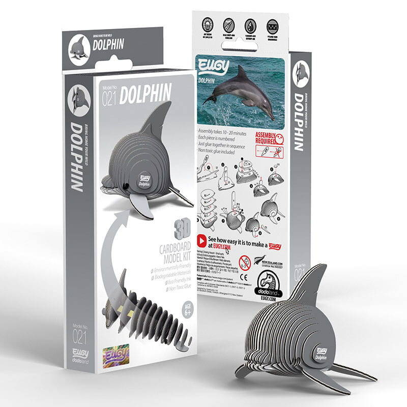 Układanka Puzzle 3D Delfin Eugy – kreatywny zestaw dla dzieci 6+