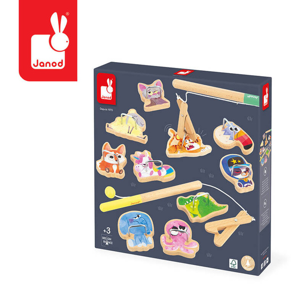 Gra Łowienie rybek Applepop 3+, Janod