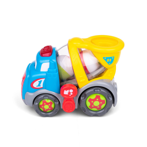 Piłeczkowy Benio betoniarka - śpiewający pojazd dla dzieci 12m+, Dumel