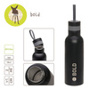 Bidon ze stali nierdzewnej 750 ml Bold czarny, Lassig