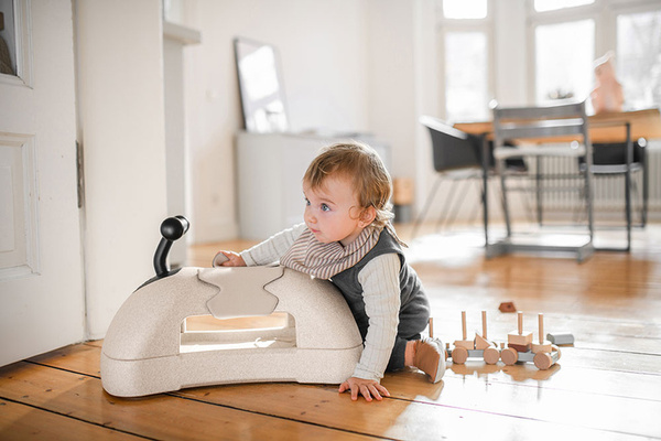 Scoot and Ride My First 3w1 pchacz, jeździk i deska na kółkach dla dzieci 6 m+, kolor: Sand