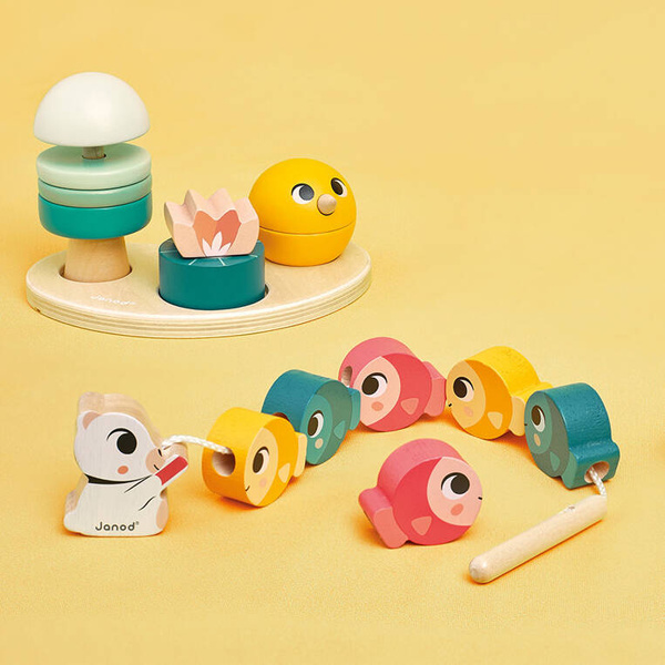 Zestaw zabawek edukacyjnych Box 18 m-cy, Janod