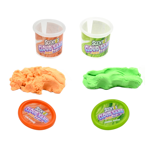 Pachnący Piasek Kinetyczny - Zestaw 2 szt., mix kolorów, 3 lata +, Scentos