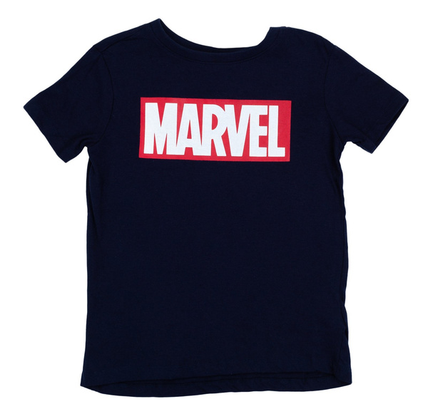 Sinsay Bluzka / t-shirt chłopięca, z motywem MARVEL, z krótkim rękawem