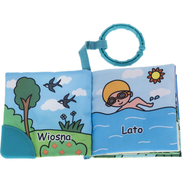 Książeczki Gryzaki 4W1 - zabawki edukacyjne dla dzieci 0 m+, Jolly Baby